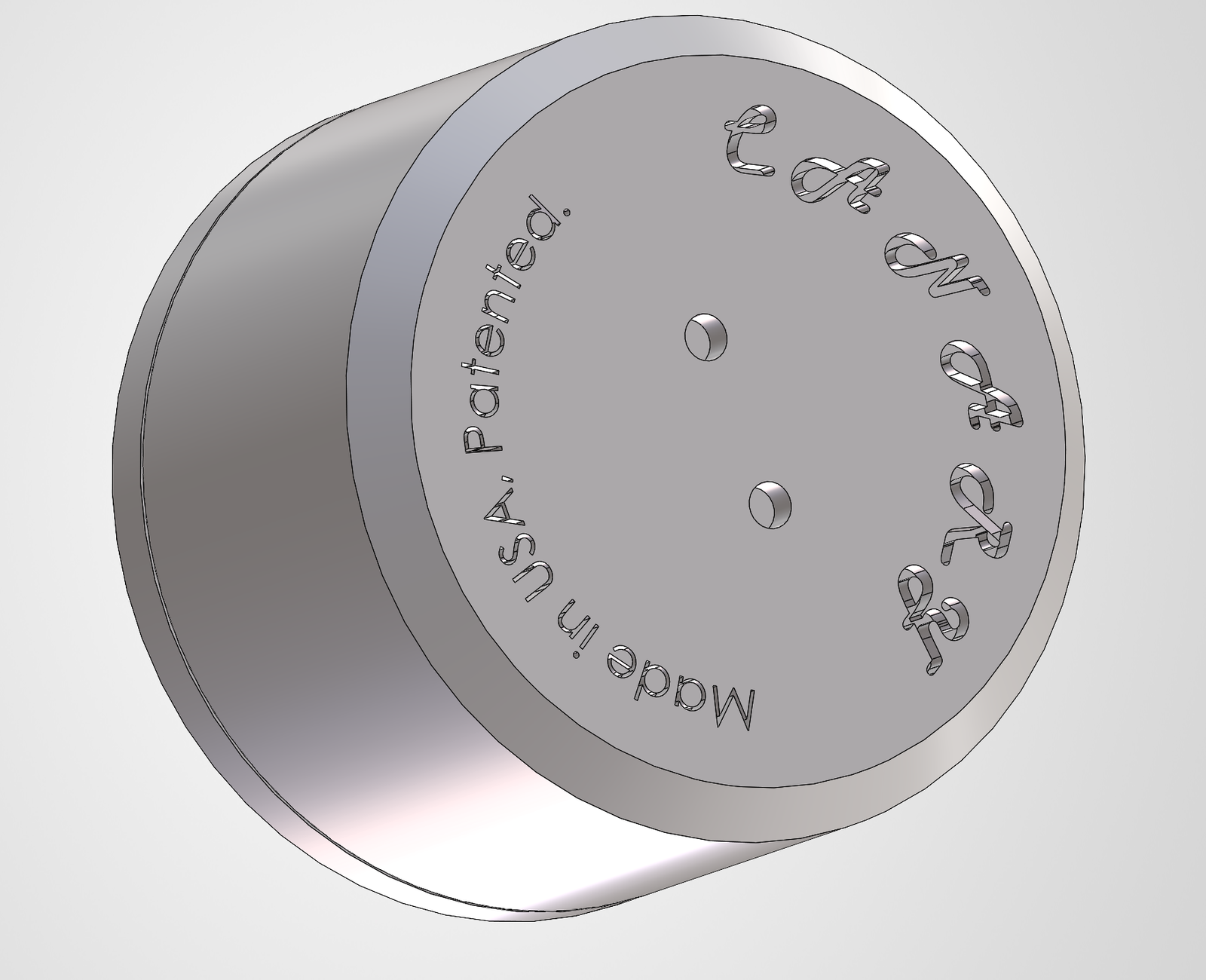 Canary bearing sensor — 316L stainless steel enclosure, 70mm diameter, Made in USA